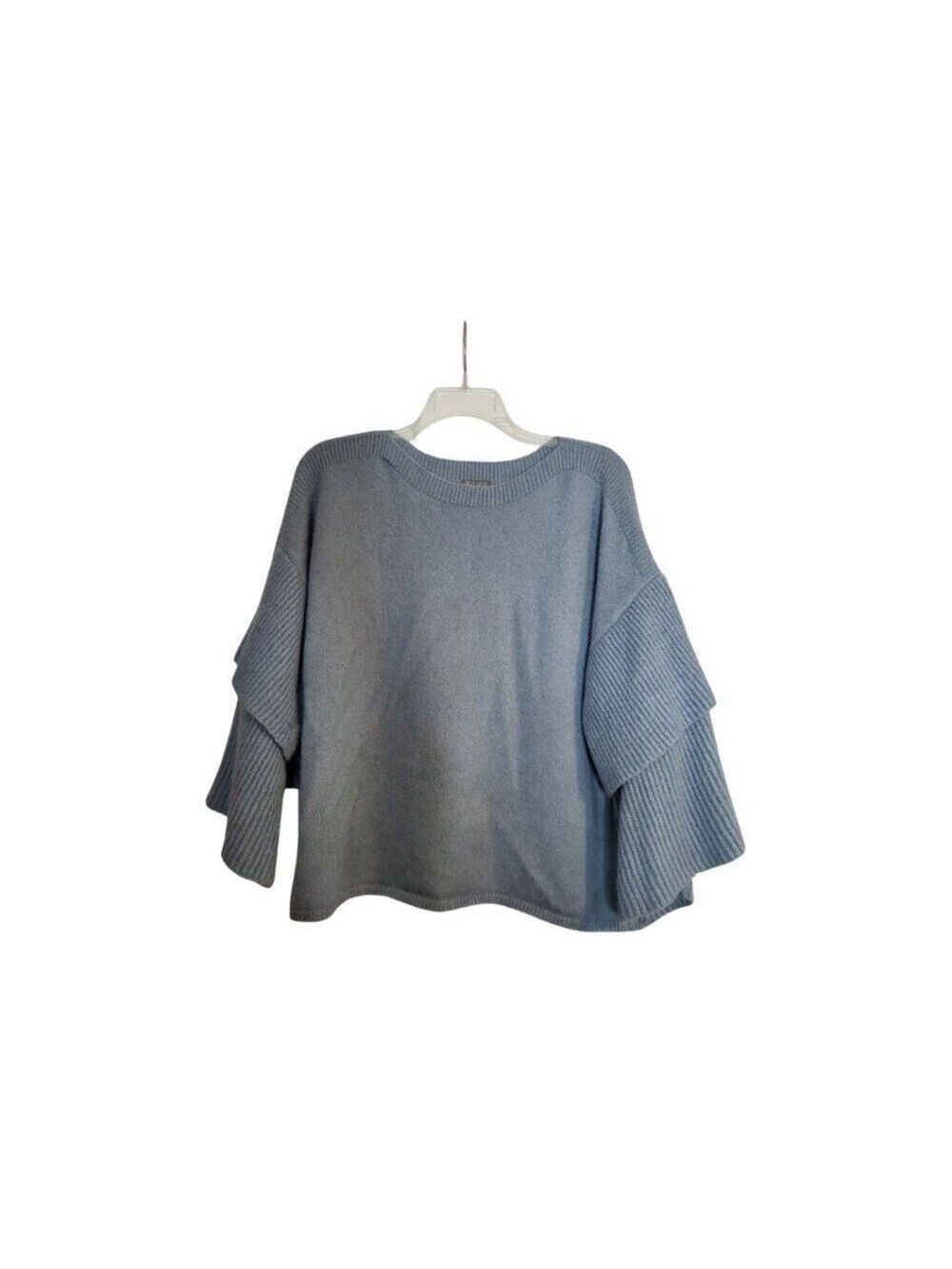 Falls Creek Blue Sweater with Layered Sleeves - B4